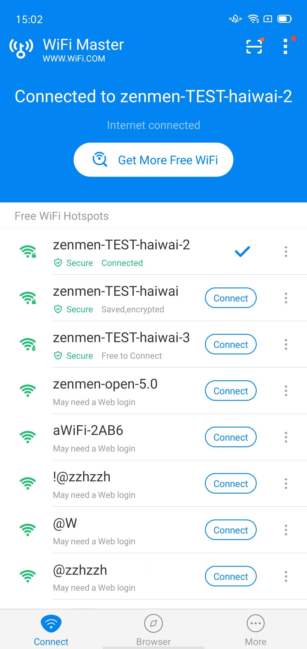 WiFi Master - segura y rápida Captura de pantalla 0