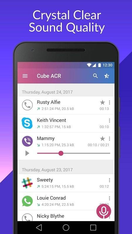 Call Recorder – Cube ACR ဖန်သားပြင်ဓာတ်ပုံ 0