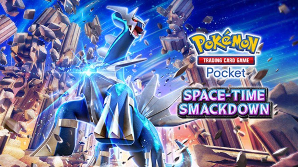 Dialga en Pokemon TCG Pocket como parte de un artículo sobre cómo completar las Misiones Secretas de Choque Espacio-Tiempo.