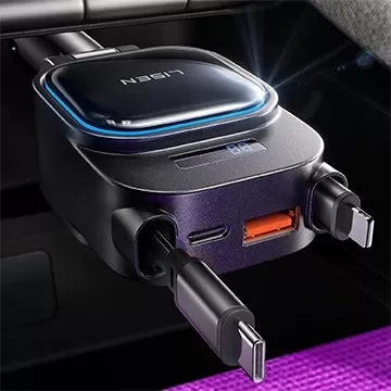 Lisen 96W Retractable Car Charger