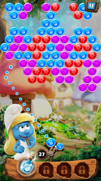 Smurfs Bubble Story Tangkapan skrin 0