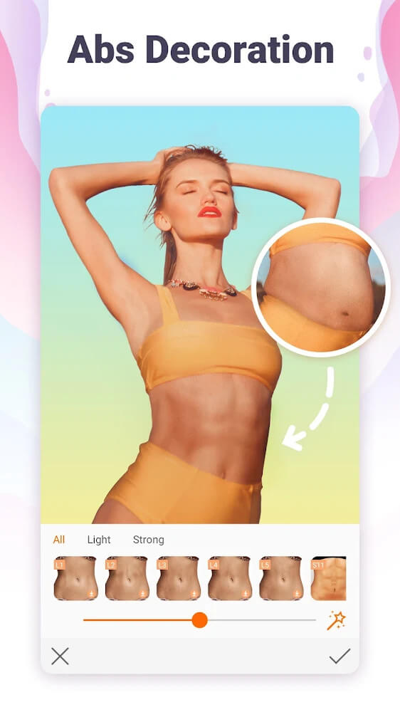 Hotune Body Editor & Face Slim Capture d'écran 2