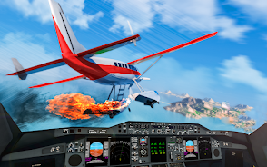 Aero Flight Landing Simulator ภาพหน้าจอ 2