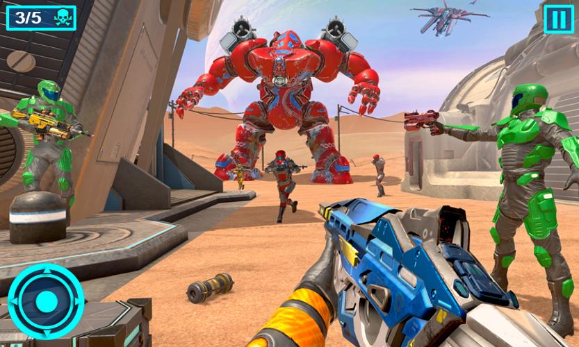 FPS Robot Shooter: Gun Games Ekran Görüntüsü 1