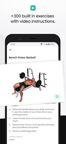 FitHero - Gym Workout Tracker Скриншот 3