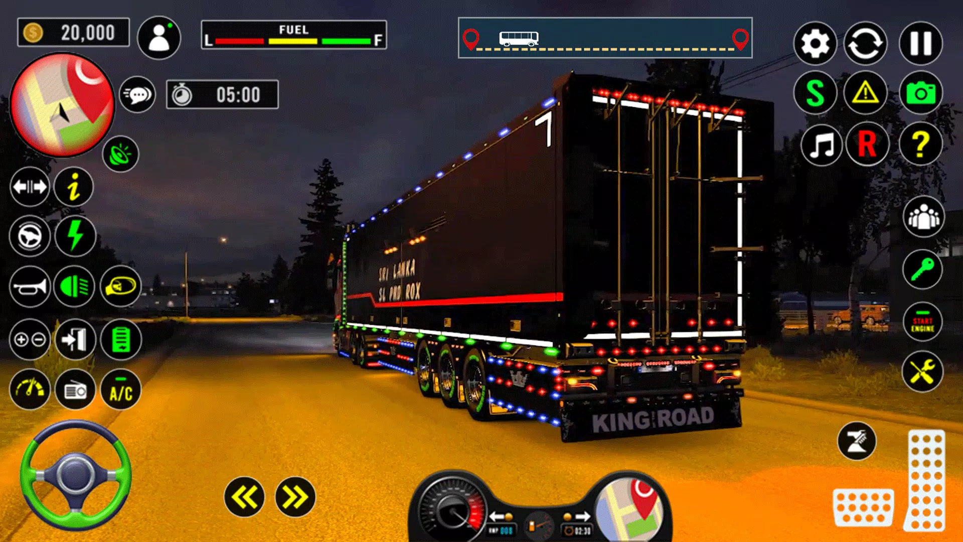 US Truck City Transport Sim 3d ภาพหน้าจอ 1