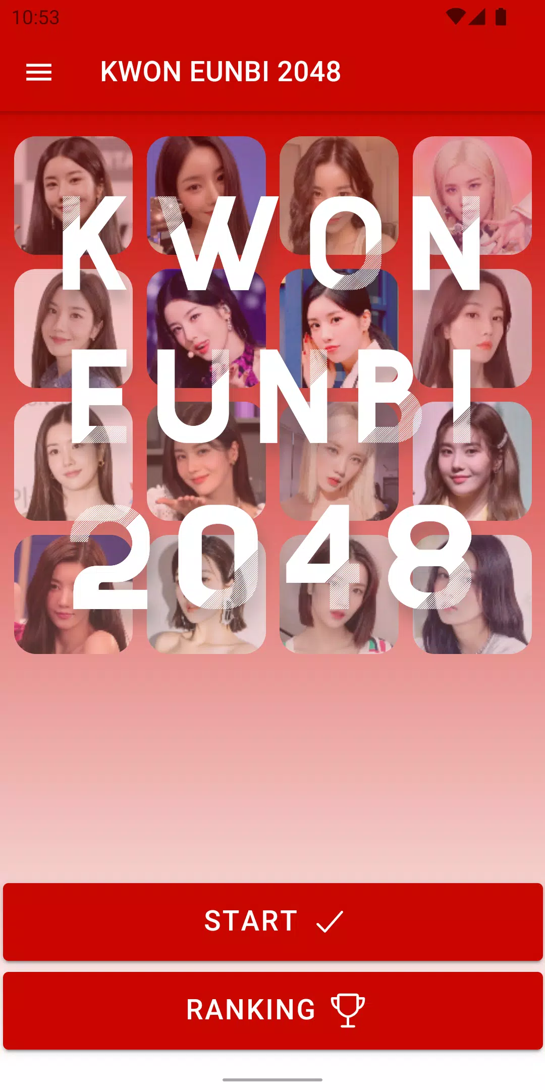 KWON EUNBI 2048 Game Скриншот 0