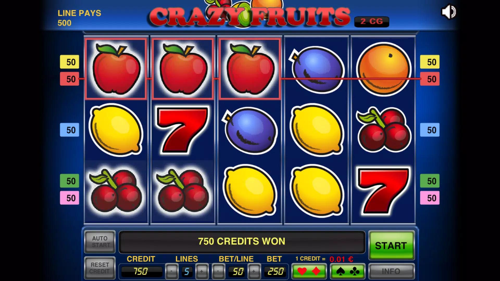 Crazy Fruits ဖန်သားပြင်ဓာတ်ပုံ 0