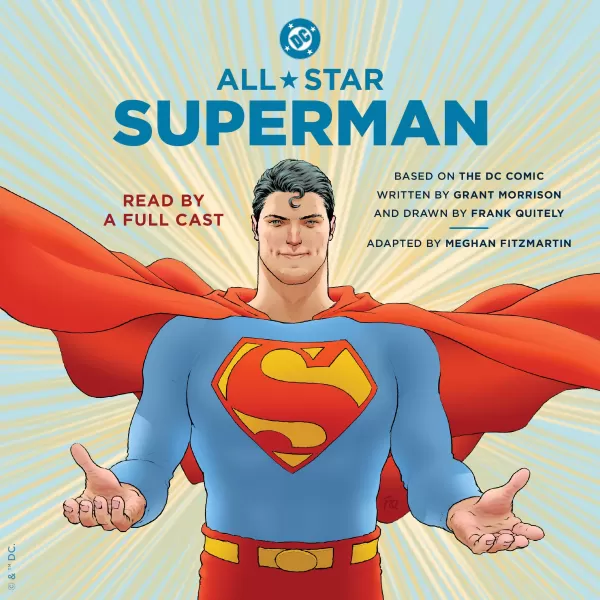 Frank Quitely Cover Art for All-Star Superman Audiobook