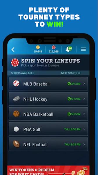 FantasySpin Screenshot 1