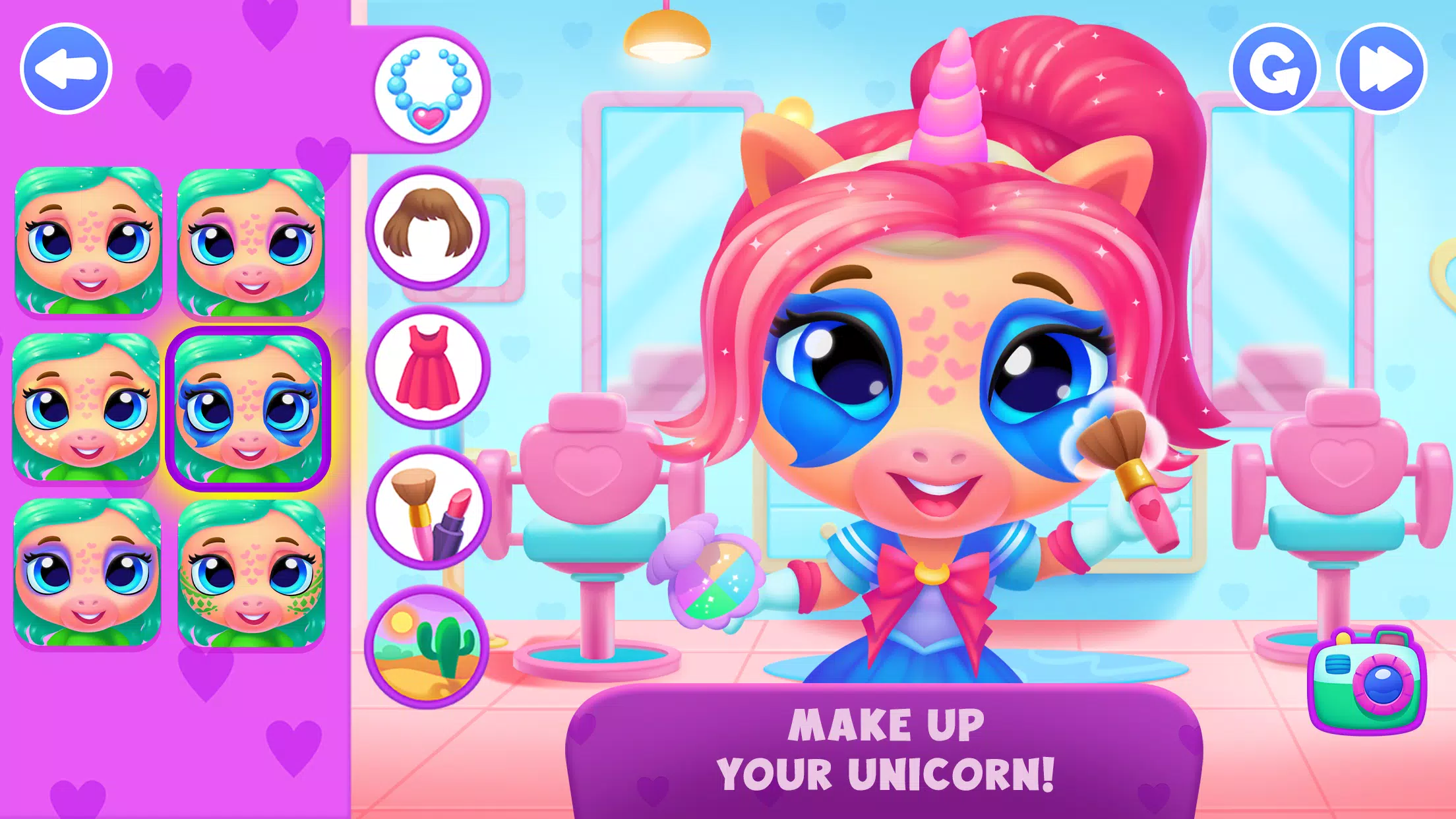 Unicorn Dress up games kids ภาพหน้าจอ 3