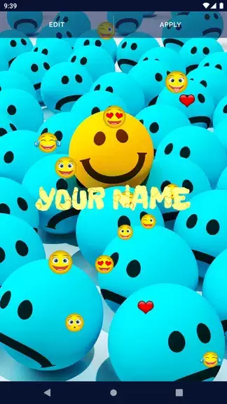 Cute Emoji Live Wallpaper স্ক্রিনশট 1