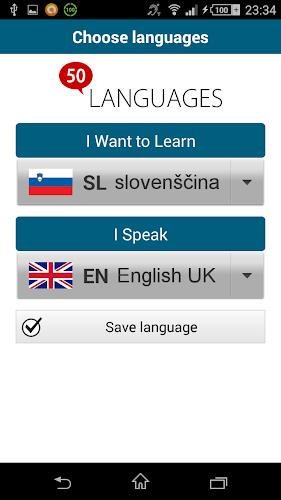 Learn Slovenian - 50 languages Ekran Görüntüsü 0