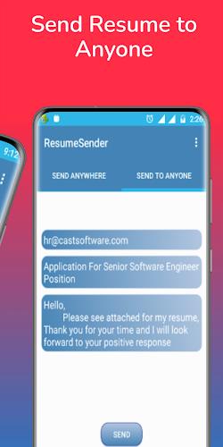 Resume Sender - CV Send Resume应用截图第1张