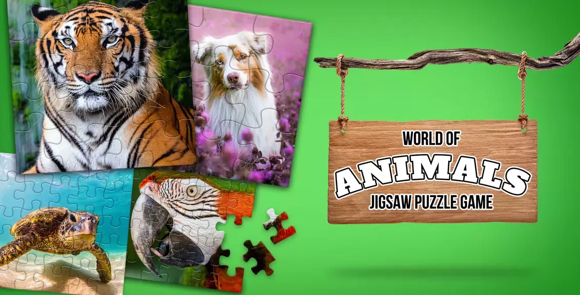 Animal puzzle games offline Ekran Görüntüsü 0