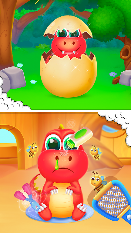 Dino daycare game ภาพหน้าจอ 0