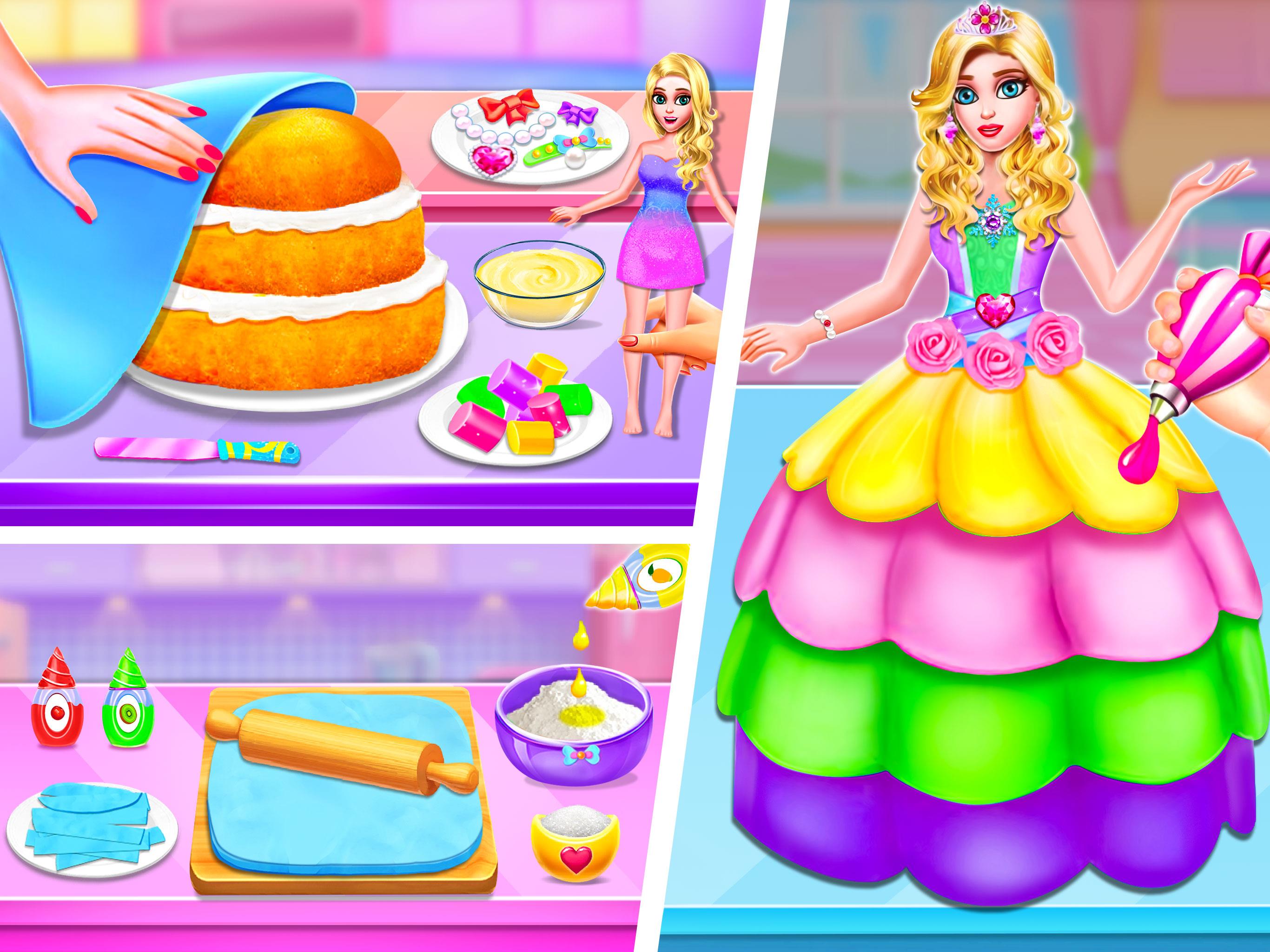 Doll House Cake Maker Game Capture d'écran 0