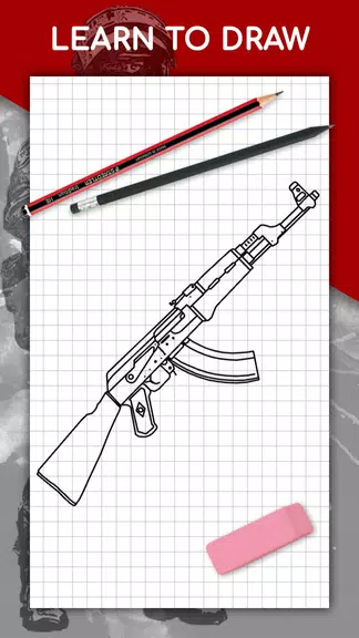 How to draw weapons by steps スクリーンショット 0