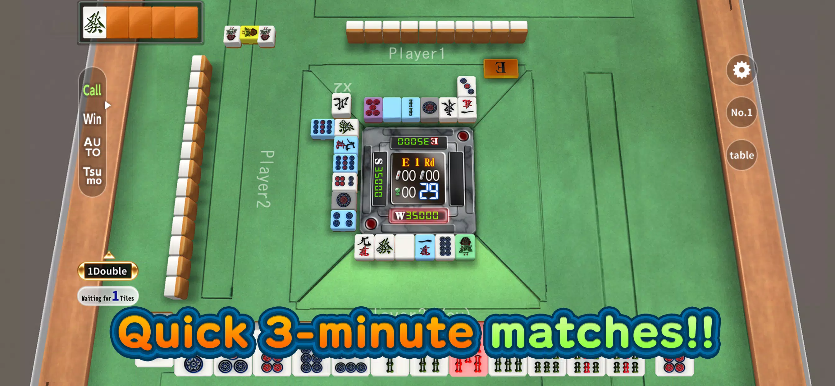 Three-Minute Mahjong Quest Screenshot 1