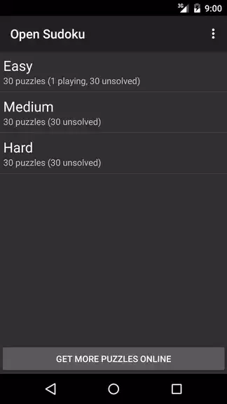 Open Sudoku ภาพหน้าจอ 0