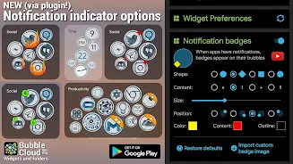 Bubble Cloud Widgets + Folders Ảnh chụp màn hình 1