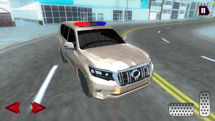 US Police Prado: City Car Screenshot 1