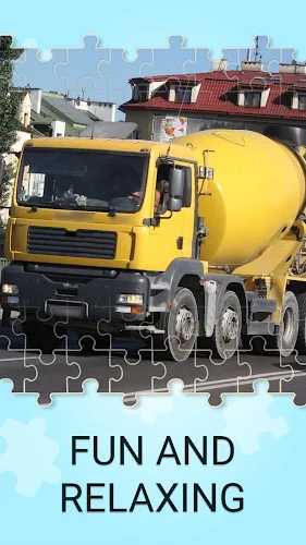 Concrete mixer truck puzzles Скриншот 3