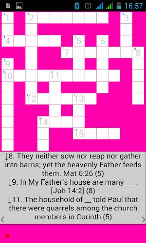 Bible Crossword Capture d'écran 1