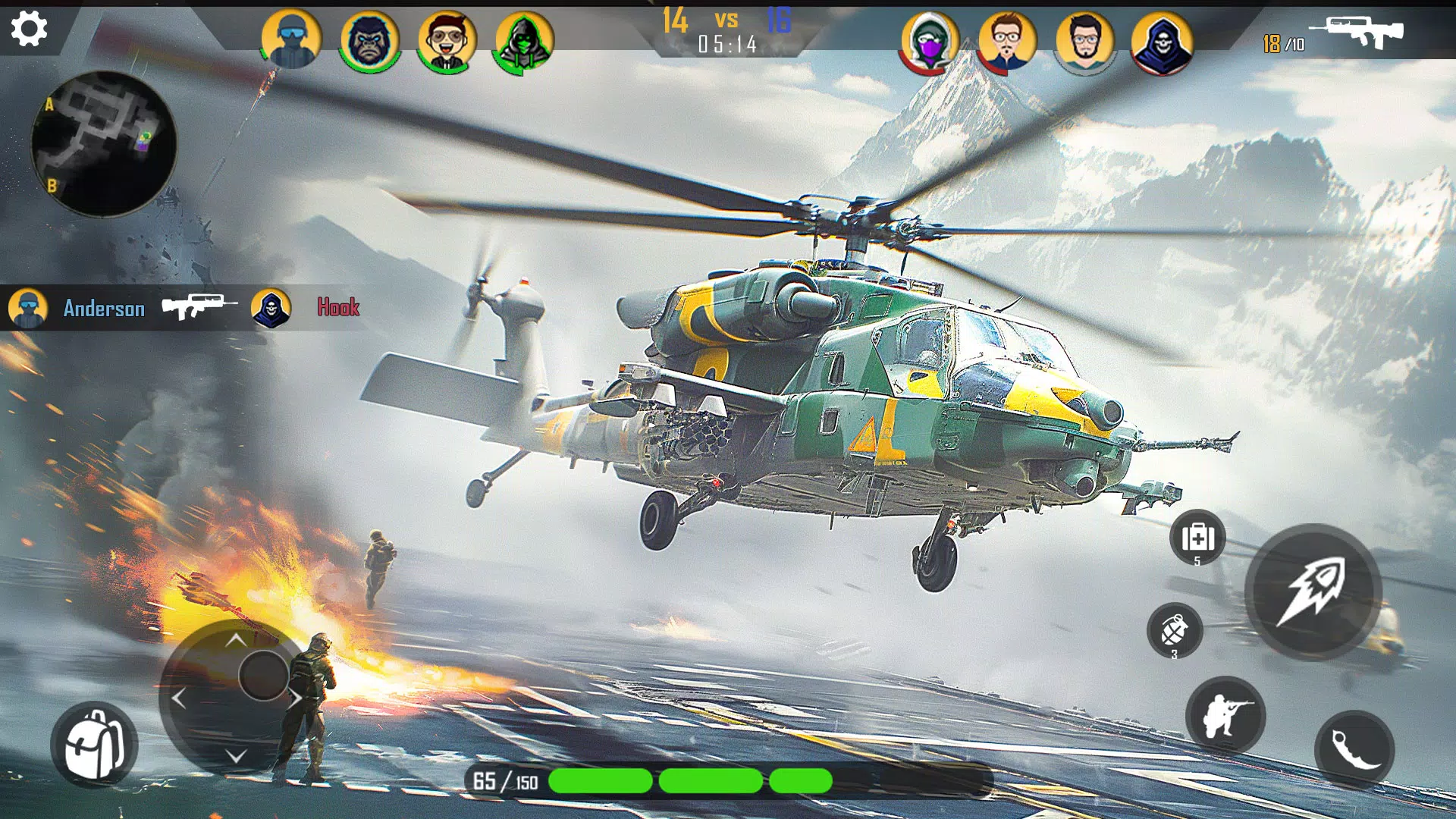 Gunship Battle Air Force War Tangkapan skrin 1