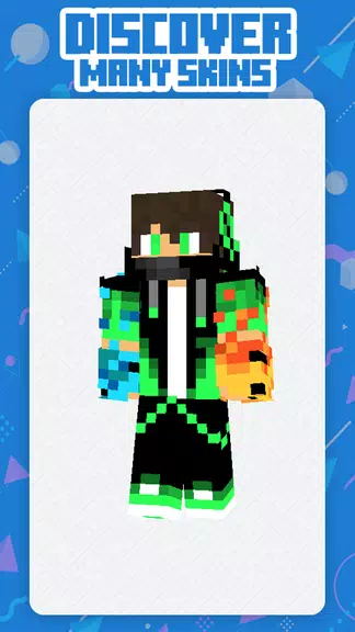 Schermata Neon Squad Skin Minecraft 1