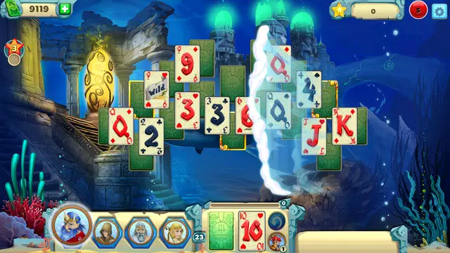 Solitaire Atlantis स्क्रीनशॉट 1