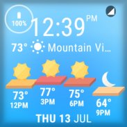 Weather for Wear OS スクリーンショット 1