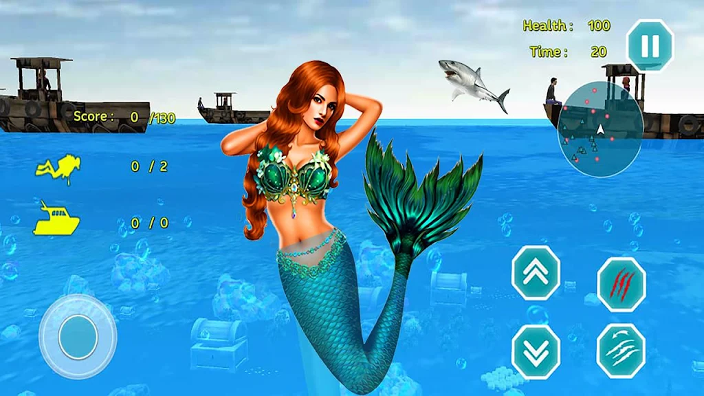 Mermaid Princess simulator 3D Скриншот 0