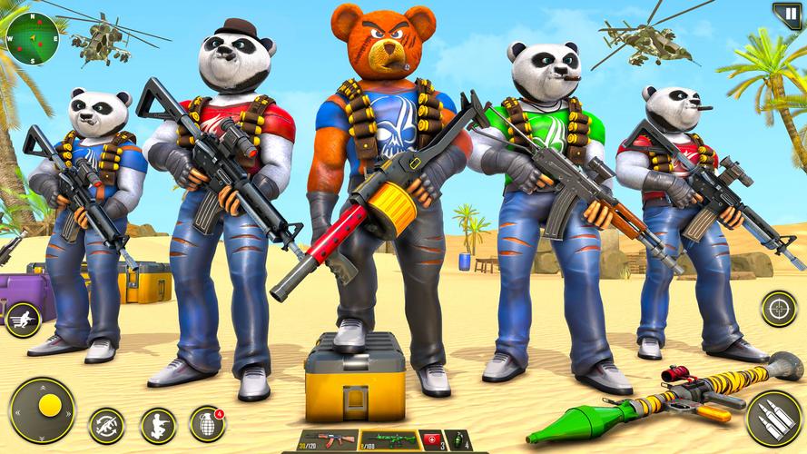 Teddy Bear Gun Shooting Game স্ক্রিনশট 0