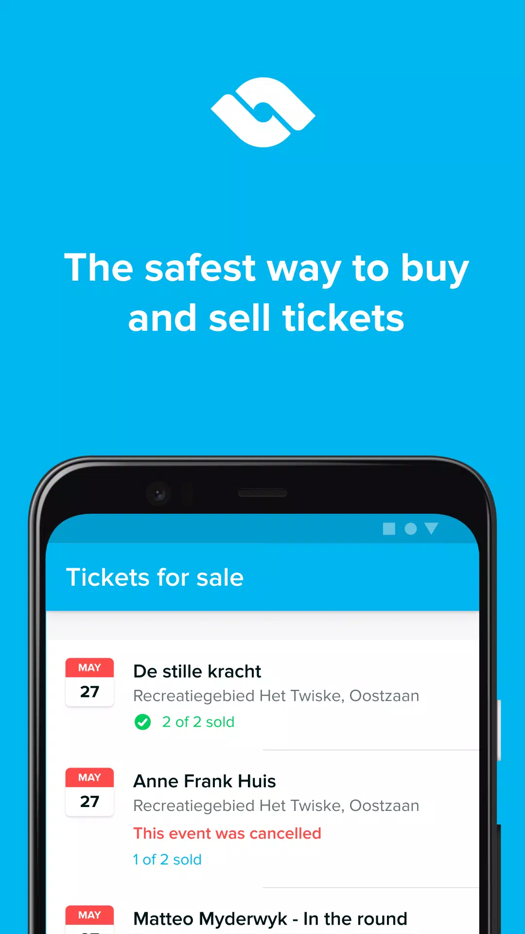 TicketSwap - Buy, Sell Tickets 스크린샷 0