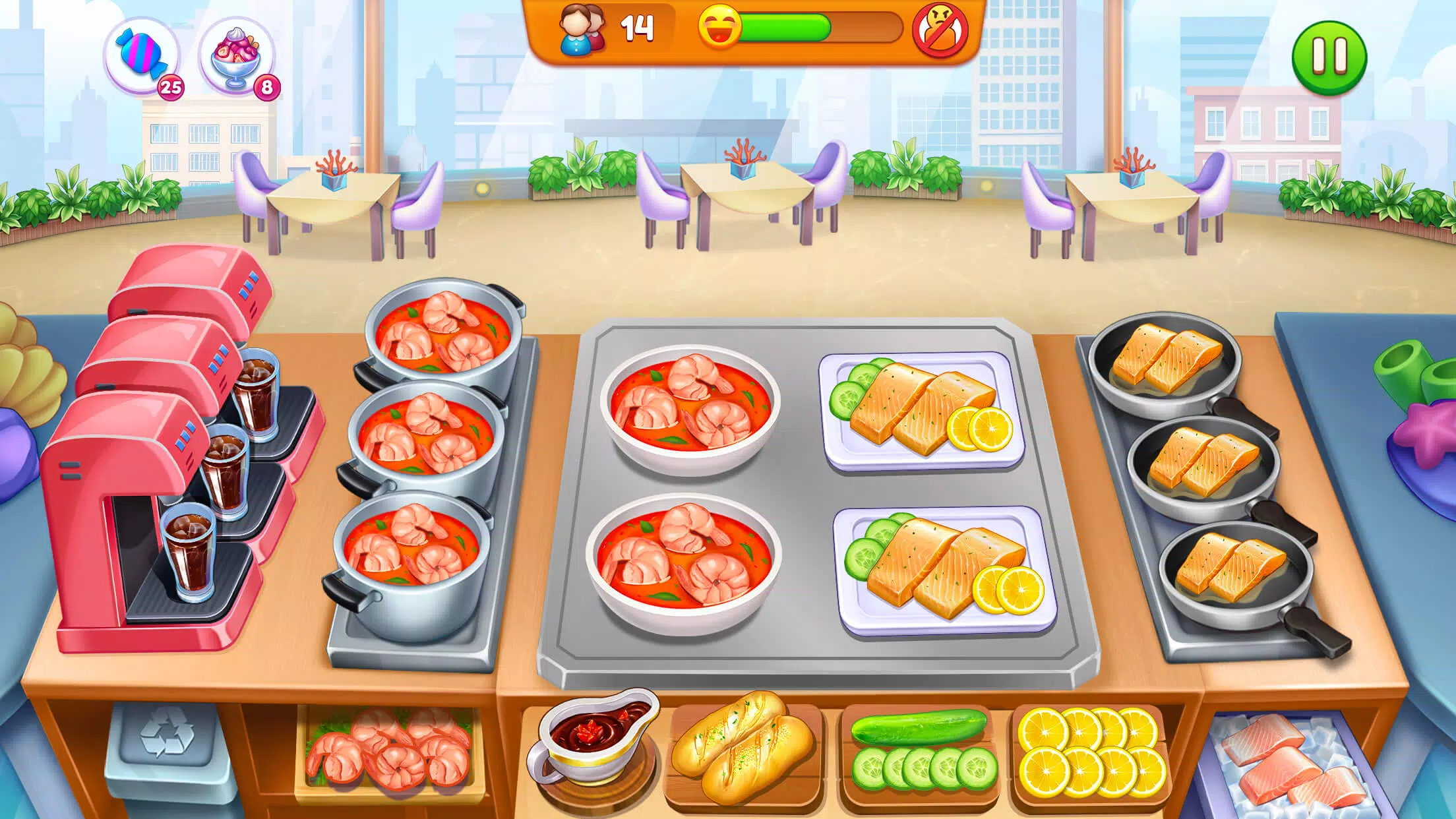 Cooking Restaurant Food Games Zrzut ekranu 0