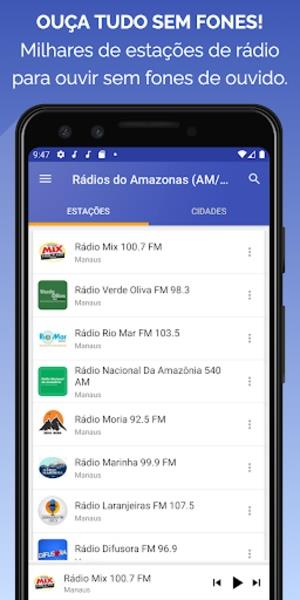 Rádios do Amazonas (AM/FM)應用截圖第2張