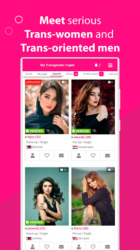 Transgender / TS dating app Screenshot 2