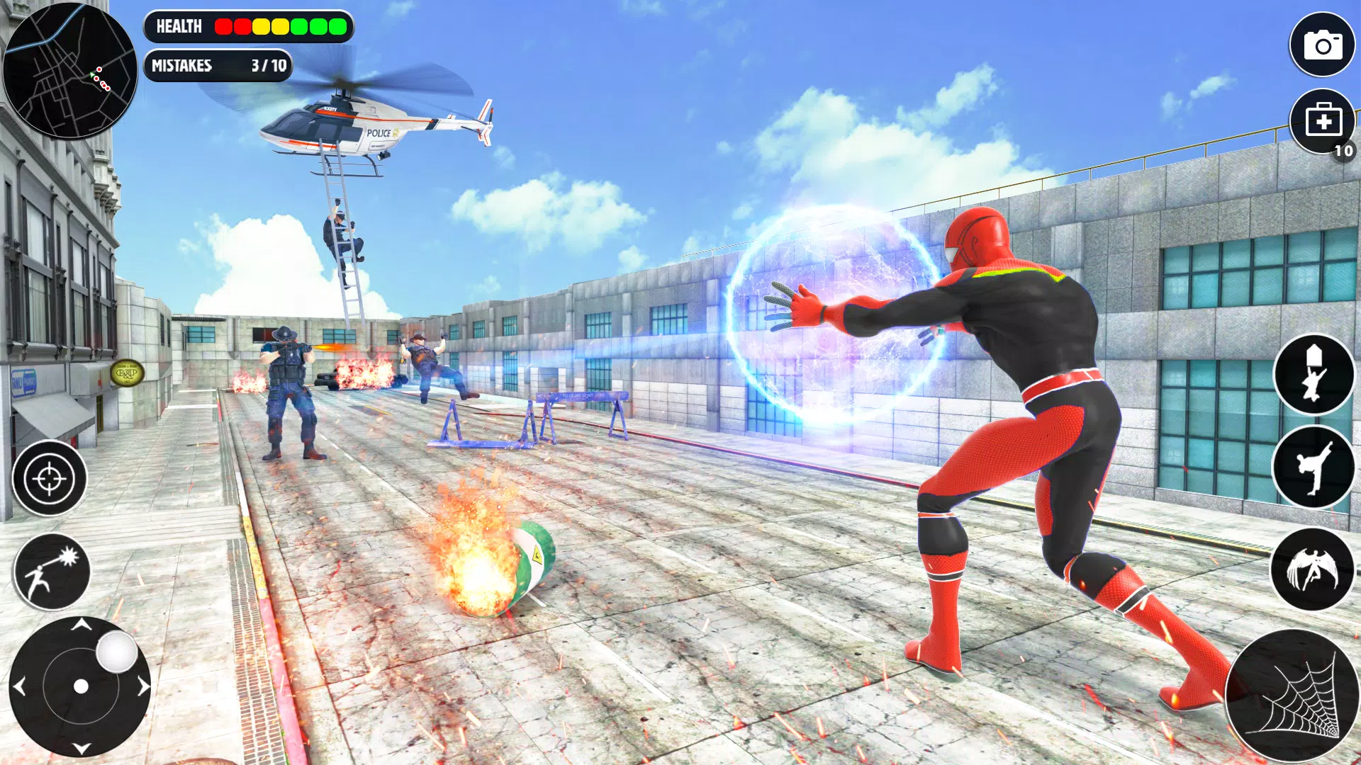 Spider Fighting Man Hero Games Captura de pantalla 1