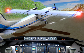 Aero Flight Landing Simulator ภาพหน้าจอ 3