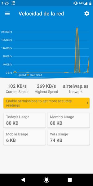 Speed Indicator - Network Speed Скриншот 0