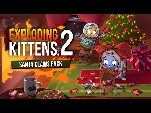 Exploding Kittens 2 Santa Claws Expansion