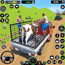 Animal Transport Truck Driving