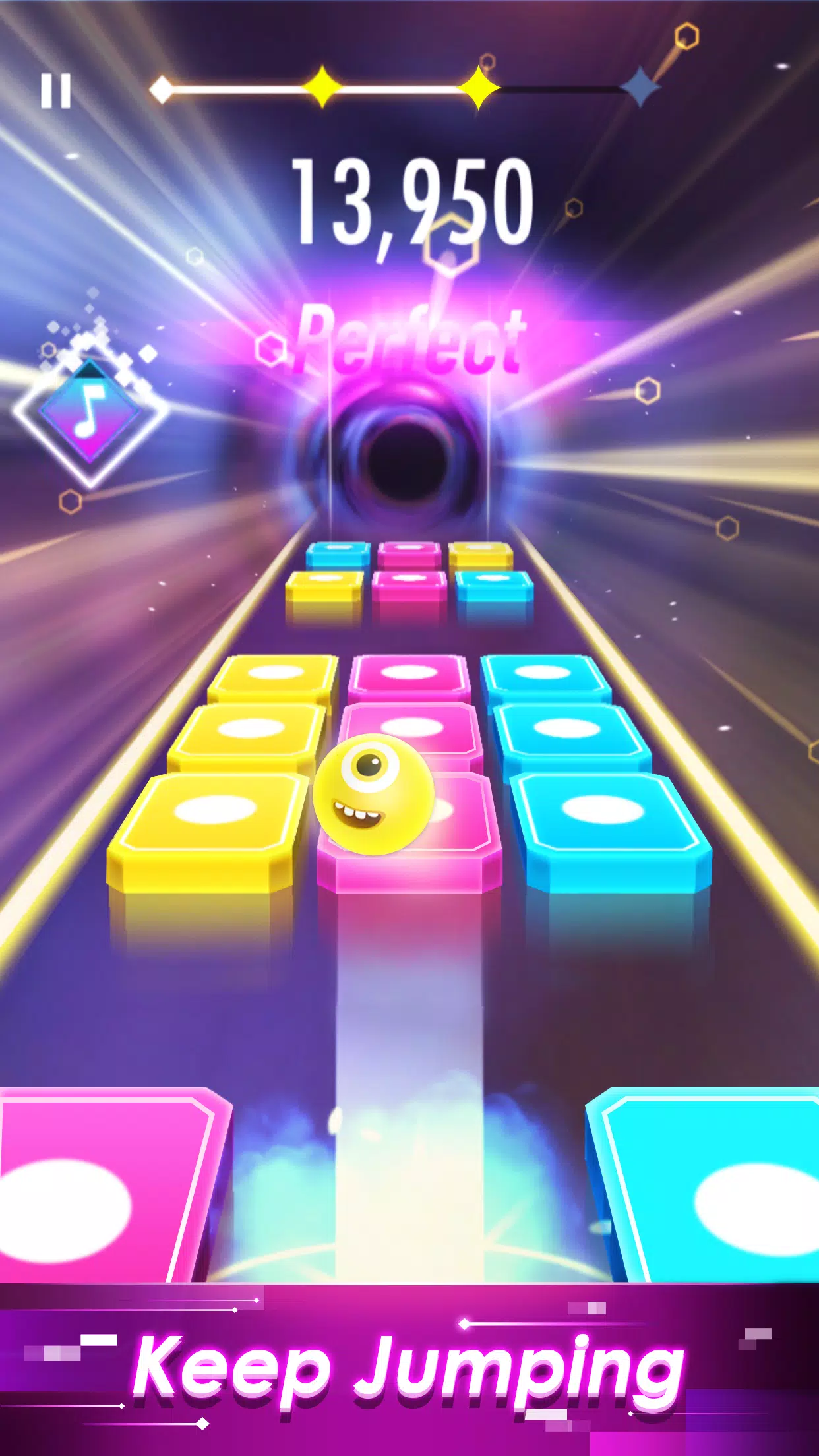 Magic Tiles Hop: EDM Rush Ball Tangkapan skrin 0