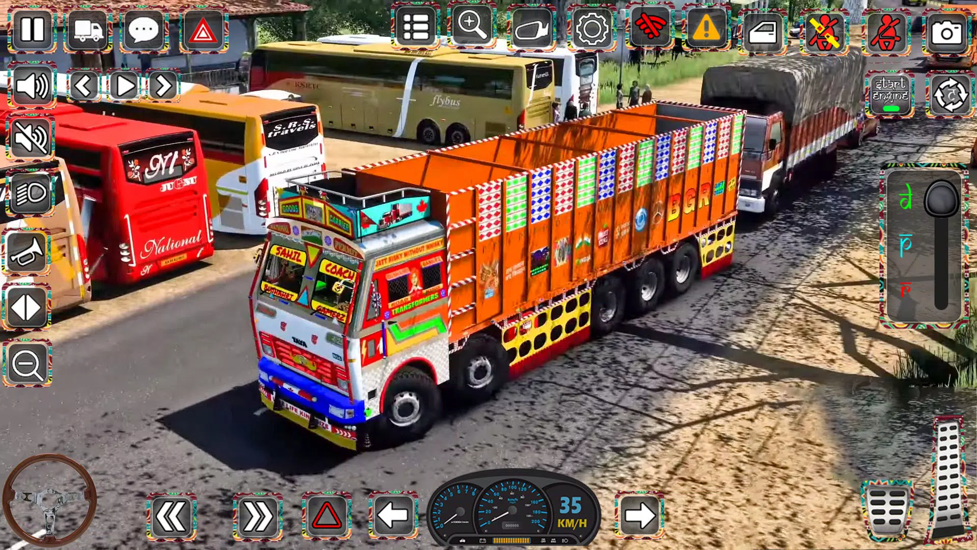 Indian Truck Driver Simulator スクリーンショット 1