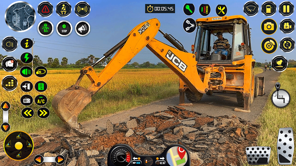 Real City JCB Construction 3D Скриншот 2