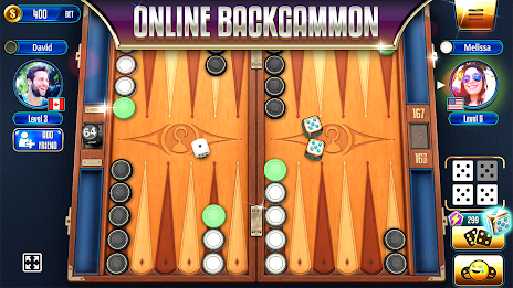 Backgammon Legends Online 스크린샷 1