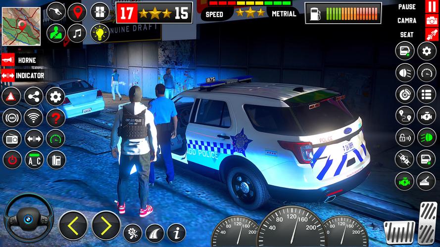 Police Car Game Police Parking Captura de pantalla 0