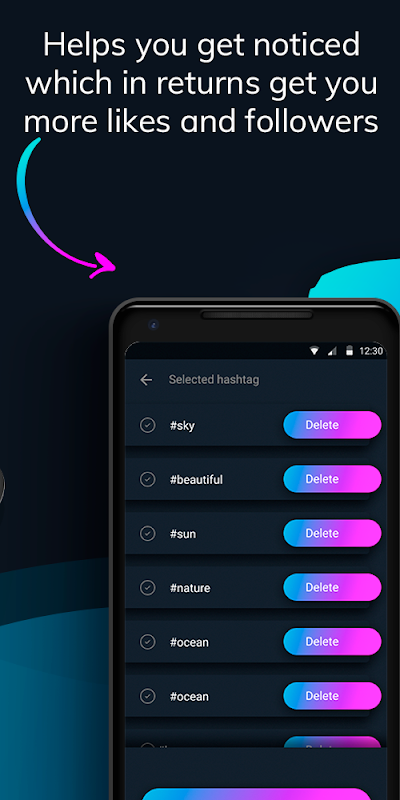 Likes With Tags - Hashtag Generator for Instagram Screenshot 2