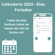 Schermata Calendario 2024- Días Feriados 2